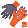 Proflex By Ergodyne Orange Coated Lightweight Winter Work Gloves, M, PK144 7401-CASE